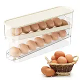 Eierhalter KüHlschrank, Eierspender KüHlschrank Eierspender KüHlschrank Organizer Eier KüHlschrank EierbehäLter Eier KüHlschrank Organizer Eieraufbewahrung Eierbox Egg Storage Egg Holder Egg Dispenser