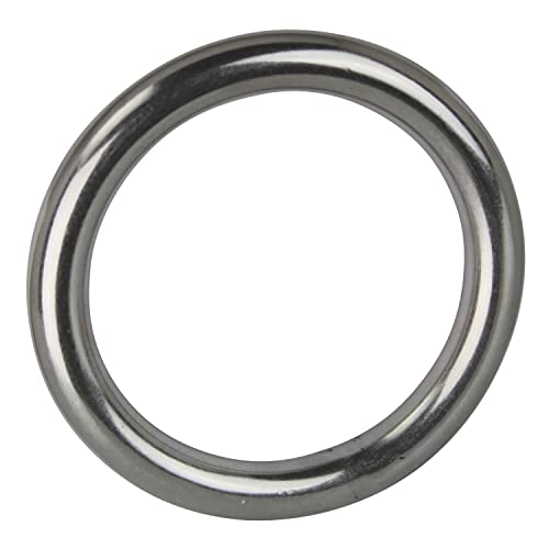 DERING Ring Edelstahl 10x50 mm 1 Stück Rundringe O-Ring Ringe für DIY-Zubehör