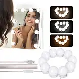 Geburtstagsgeschenk für Frauen, Winzwon LED Spiegelleuchte, Geschenke für Freundin, Mama, Schminktisch Beleuchtung Schminklicht Spiegellampe Makeup Lampe (Ohne Spiegel)