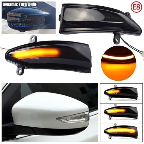 Dynamischer Blinker für Tiida, Pulsar C13, Altima, Teana L33, 2013, 2018, Sylphy, Sentra B17, Blinker, Spiegelpfeil, 2 Stück