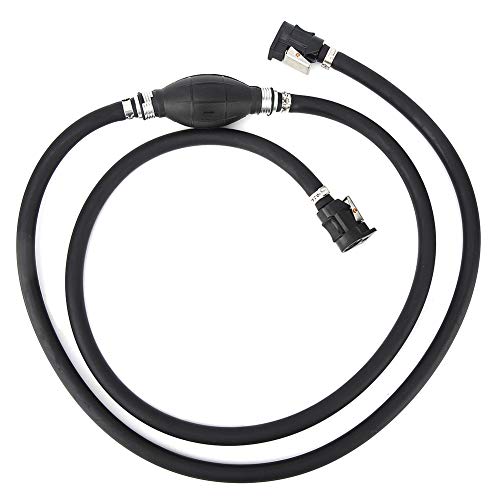 Aussenborder Tankanschluss,Boot Kraftstoffschlauch,Marine Johnson 3/8 Zoll Bootsmotor Kraftstoffleitung Schlauch Kraftstoffpumpe Line Assembly Primer Bulb Connector