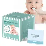 SmilBoxy 35PCS Fingermanschette Baby Oral Cleaner, Baby Zahnbürste Zähne Pinsel mit den Fingern für 0-36 Monate Kleinkind Mundpflege Baby Zunge Zahnbürste Kinder reinigt Zähne Zunge