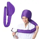 ZKGYUS Föhn Haube Hairdryer Cap Bonnet Attachment für Haartrockner, Helm-Trocknung Kappe Salon Hair Dryer Hood Bonnet Trockenhauben für Haare Wrap Turban Haartrockentuch