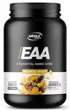 Wehle EAA Pulver 500g, feines Amino-Pulver mit 8 essentiellen Aminosäuren, Human Code Formel I Leckerer Geschmack & Top Löslichkeit - Vegan Zucker, Amino Workout Drink (500g, Tropical Fruits)