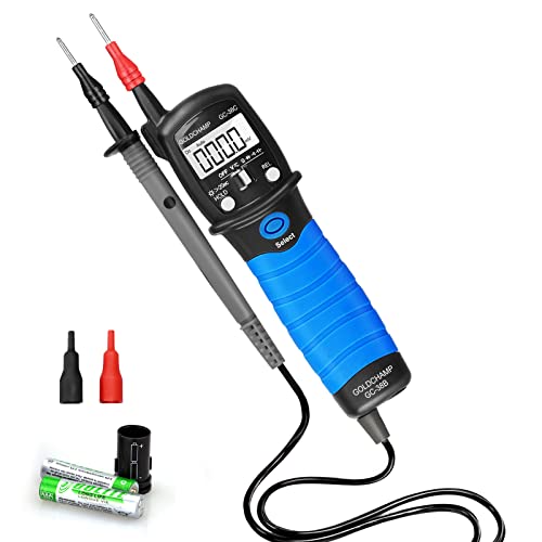 Digital Multimeter Durchgangsprüfer Voltmeter Spannungsprüfer,6000 Counts Stromprüfer Duspol Spannungsprüfer Ohmmeter AC/DC Voltmeter/Widerstand/Diode/Kapazität,Datenhaltung Taschenlampe