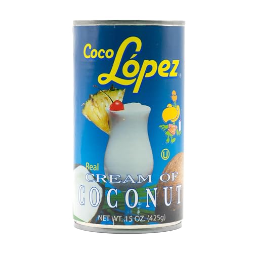 Coco Lopez Dose mit Kokosnusscreme, 425 g, echte Kokosnusscreme, für Pina-Colada-Cocktails