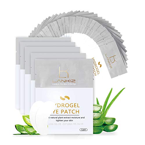 LANKIZ 60 Paare Augenpads für Wimpernverlängerung Augenpads Wimpernverlängerung Pads Eyelash Pad Wimpern Pads Lint Free Under Eye Pads for Eyelash Extensions