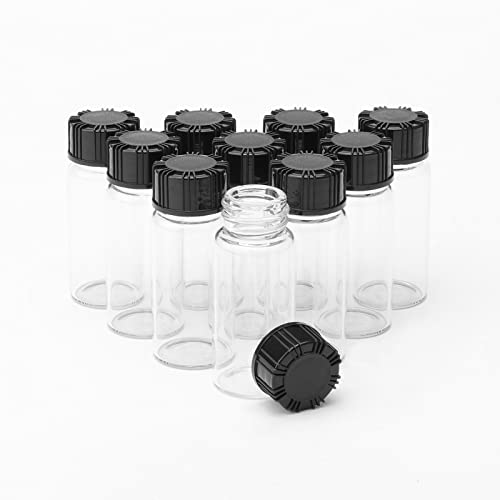 Glasfläschchen, transparent, 10 ml, 10 Stück