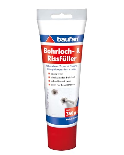 Baufan 4016215101421 Bohrloch- und Rissfüller Spachtelmasse, weiß