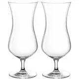 Leonardo Il Mondo Hurricane Gläser 2er Set - Cocktailglas aus Kristallglas, hochwertig verarbeitet - Inhalt 520 ml - Spülmaschinengeeignet - 2 Cocktail Gläser transparent, 064991