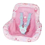 Baby Annabell Active Autositz - Baby Annabell Zubehör, Puppen Autositz für 36 und 43 cm große Puppen mit 3-Punkt-Gurt, rosa blau, 705964, Zapf Creation