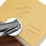 Personalisierter Prägestempel Book Embosser Personalisiert Mit Robustem Stahlgehäuse Und Hochwertigem Messing Prägestempel Für Bücher Bibliothek Hochzeitseinladungen Und Notarsiegel