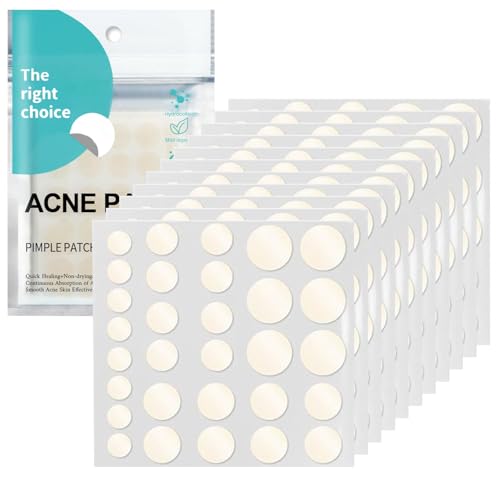 330 Stück Pimple Patches Pickel Patch Anti Pflaster Acne Spot Acnemy Hydrocolloid Akne Korean Gesicht Pimples Pickelpflaster Microneedle FüR Pickelpatches Anti-Pickel Microneedling Needle