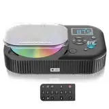 NEU 2025 CD Player Tragbar, Monodeal CD Player Bluetooth mit Radio FM, Wiederaufladbar Tragbarer CD Player mit Lautsprecher, Discman CD Player, Unterstützung AUX/USB