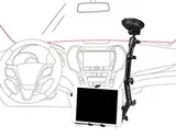 Infuu Holders KFZ Halterung Universal Saugnapf Scheibe für iPad 1 2 3 4 Air Pro Galaxy Tab Note Nexus 10 Tablet-PC 7-11 Zoll 008