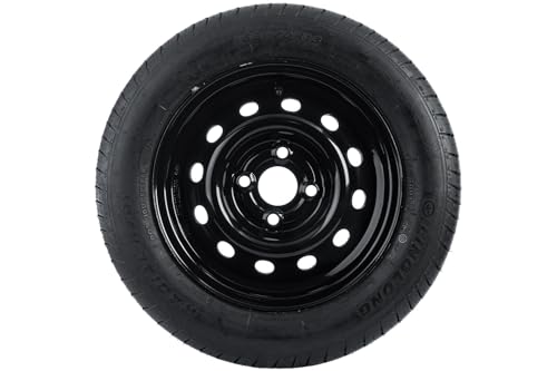 Unitrailer Komplettrad 155/70 R13 4x100 mit schwarzer Felge