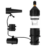 ‎CTDMJ Schlauchboot Ventiladapter, SUP Ventil Adapter, SUP Pumpenadapter, Mit 4 Stück Gasdüse, Gasdüse Pumpenadapter für Schlauchboot,Aufblasbares Bett,Kanu,Paddelbrett ventiladapter schlauchboot