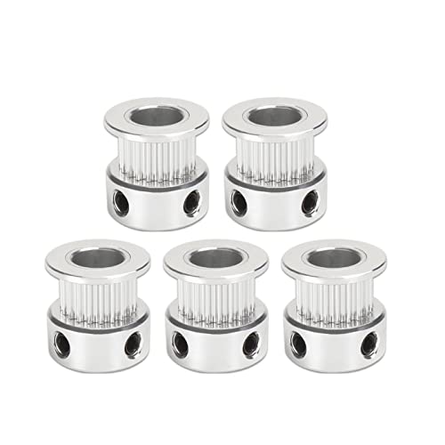 5-Stück iMetrx GT2 Pulley Zahnriemenscheibe Breite 6mm Teeth 20 (Innere Bohrung 8mm) für 3D Drucker Zahnriemenscheibe