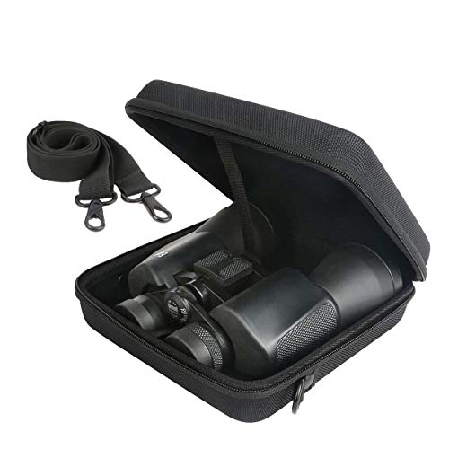 Khanka Hart Tasche Schutzhülle für Olympus Trooper/für BRIGENIUS/für SkyGenius 10 x 50 DPS-I Fernglas Binocular Ferngläser Etui Case.(Nur Tasche)