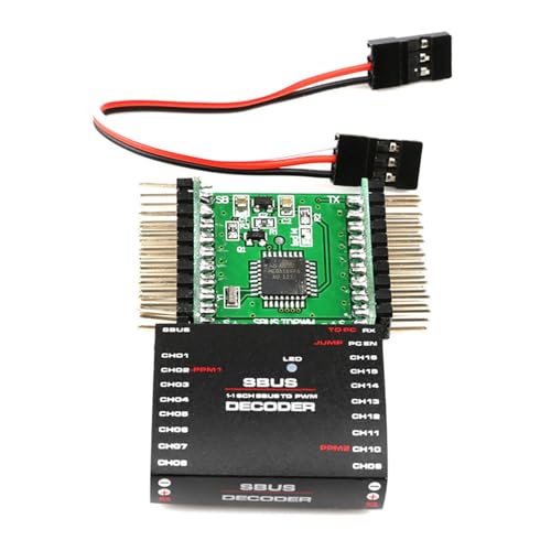 MOUDOAUER 16CH Empfänger Signale Konverter, DIY RC 16CH Sbus zu PWM/PPM/Decoder für Futaba für Frsky Sender