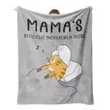 Juratar® Weihnachten Geschenke für Mama, Personalisierte Decke Geburtstagsgeschenk für Mama, Kuscheldecke Flauschige An Meine Mama, Weiche Fleece-Mittagspause-Decke 62 * 52 Zoll