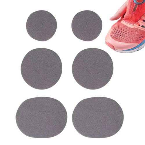 Feziwurs Mesh Schuhe Loch Reparatur Selbstklebend Sneaker Loch Vamp Reparatur Aufkleber Schuh Loch Reparatur Patch, Selbstklebend Sneaker Heel Repair Patch, grau, Refer to description