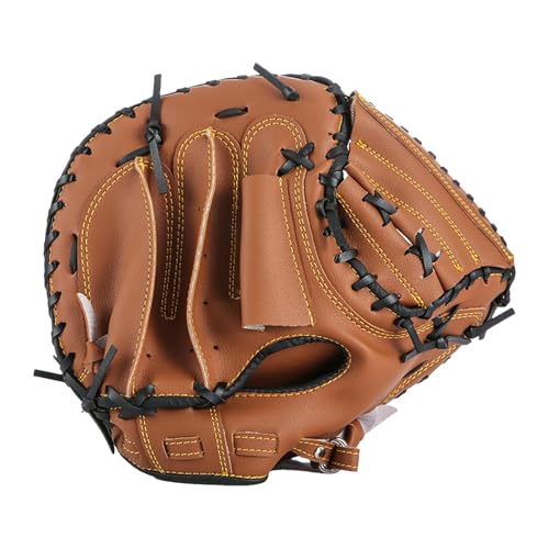Softball-Empfängerhandschuhe | Baseball-Empfängerhandschuhe | Dicke Baseballhandschuhe für Erwachsene Baseballfang-Handschuhe – dicker Baseball-Handschuh für Softball-Empfänger -