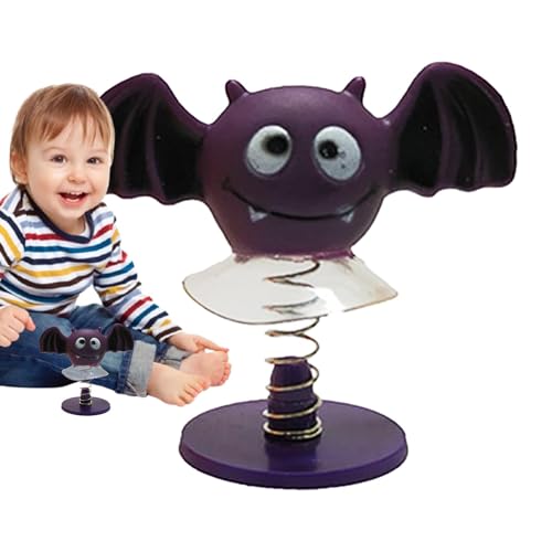 Kuxiptin Halloween Jumping Popper Spring Toys,Halloween Jumping Toys - Kinder Popper Spring Launchers Spielzeug | Neuartiges Frühlingsspielzeug für Versammlungen, Geschenke für Kinder, Kleinkinder und