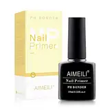 AIMEILI Nail Primer Gel Nail Prep Bond Primer für Gelnägel UV LED Gel Nagellack Acrylpulver Acryl Nägel 10ml