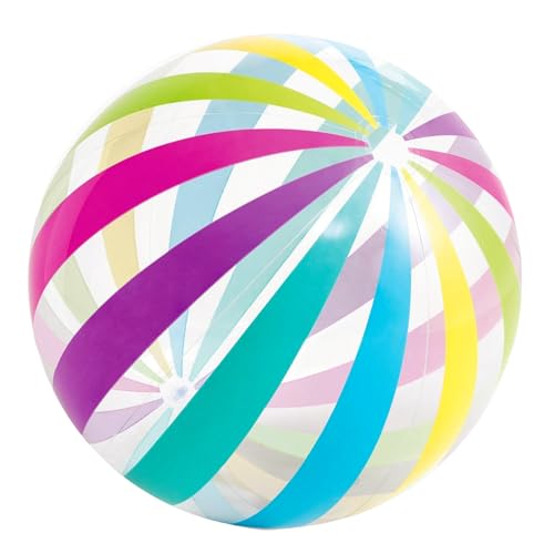 Wasserball Aufblasbar Strandball für Kinder Erwachsene,107cm Beachbälle Super Groß Aufblasbare Wasserbälle,Strandbälle,Beach Ball Bälle Gummi,Schwimmbad Party Balll für Sommer Pool Wasserspielzeug