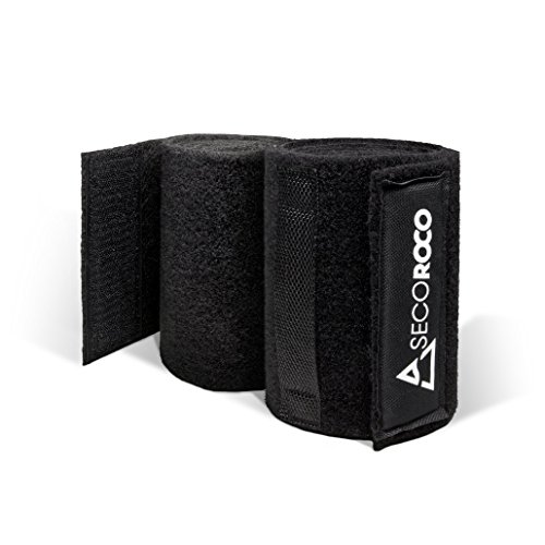 Slackline Baumschutz mit Klettverschluss und 4 Schlaufen für eine optimale Fixierung, Farbe: schwarz von Secoroco