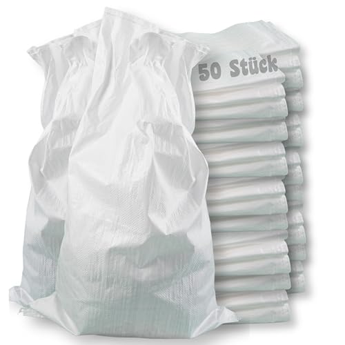 50x Gewebesäcke Schuttsäcke Müllsack Schwergutsäcke Bauschutt Gewebe Schwerlast Sack