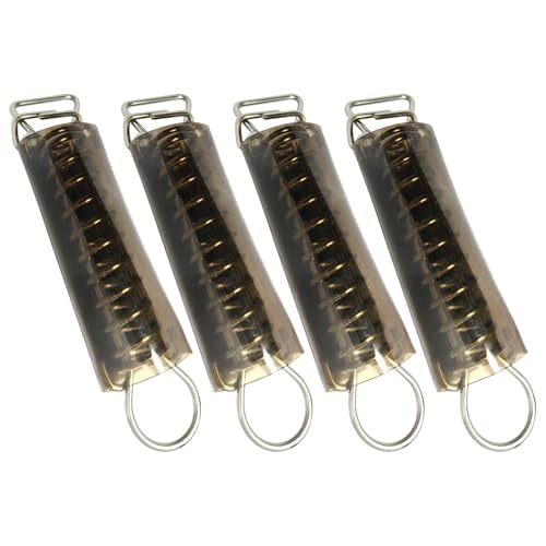 Poolabdeckung Ctainless Cteel Springs mit Abdeckung Federhülsen für Poolabdeckung Schwimmen Ersatzfeder & Hülsen (4 Pack)