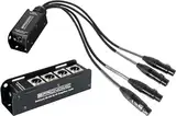 Pronomic NetCore SB-3M/SP-3F Set - Multicore-Lösung - Stagebox mit 4 XLR-Buchsen (male) - Peitsche mit 4 XLR-Steckern (female) - zur Übertragung analoger oder digitaler Signale über Netzwerkkabel