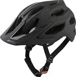 Alpina Carapax 2.0 - Leichter, Stabiler & Komfortabler Fahrradhelm Mit Fliegennetz & Antibakteriellen Polstern Für Erwachsene, Black matt, 57-62 cm