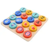 Vaguelly 1 Satz Sudoku-Spiel gedächtnisspiel holzspielzeug Denkspielzeug Lernspielzeug Sudoku-Brettspiel Schachbrettspiel Kleinkindspielzeug Rätsel Steckbrett Spielzeug Kinderbedarf