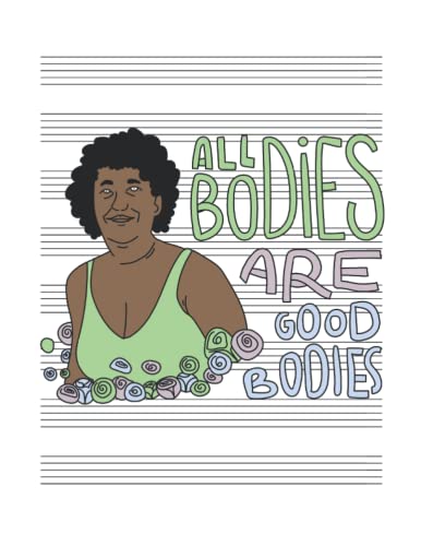 Podiatrie corporelle de livre classé Tous les corps sont de bons corps: Body Postérité Central Edition 120 pages avec lignes de notes, taille 21, 59 x 27, 94 cm