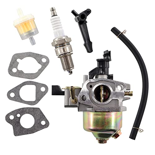 MCHNIC Vergaser mit Benzinfilter Dichtung für Loncin Motoren G160 G200 G200F LC168 F-2 6,5hp 196cc Motoren 170020406-0004