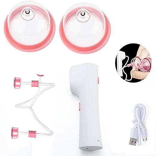 GYL Elektrische Nippel-Brustpumpe Brustvergrößerungspumpe Set Weibliche Pflege-Brustgesundheit, Nippel-Saugnapf Silikon-Nippel-Massager