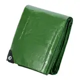 Velway Abdeckplane Gewebeplane 100g/m² grün - 2m x 3m=6m² Wasserdicht Campingzelt-Bodenplane Schutzplane - LKW-Plane mit Ösen reißfest UV-beständig - für Gartenmöbel Boot Auto Holz Garten