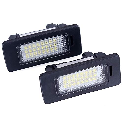 Kennzeichenbeleuchtung,Kennzeichenleuchte 2 stücke Nummernschild für BMW E60 Number Kennzeichen Licht Lampe für BMW E39 M5 E70 E71 X5 X6 E60 M5 E90 E92 E93 M3
