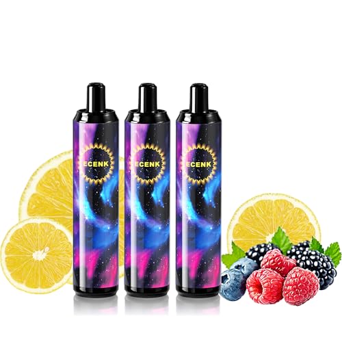 3 Stück - E Zigaretten Vape ohne Nikotin Verschiedene Super Sorten, 3er/pack 0mg Vape-Heater E Zigarette