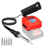 Kabelloser Lötkolben für Einhell 18V PXC Power X-Change Akku, Schnelles Aufheizen Lötstation, Mobilität Soldering Iron mit USB&Type-C für Heimwerker, Gerätereparatur, Drahtschweißen(Ohne Akku)