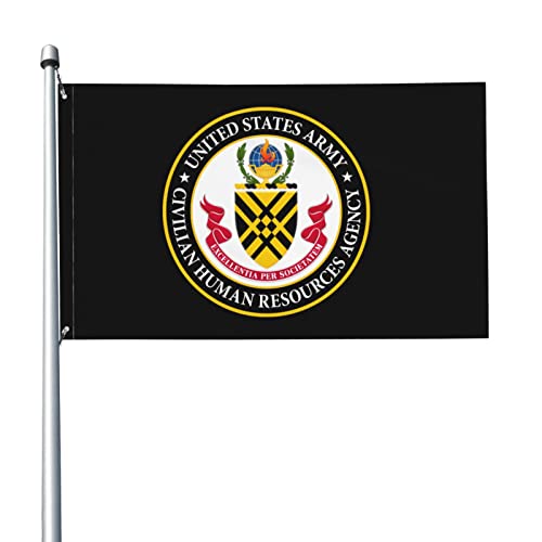 Outdoor Flagge Zivile Personalagentur Der Us-Armee 90X150Cm Feiertage Flags Perfekte Outdoor Sign Wind Und Regenfeste Indoor Flagge Décor Für Lawn Porch Festival