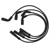 Alipis 4 Stück Zündspulen Motor Auto Zündkerzenkabel Ersatzzündkerzen Und Kabel Kfz Zündkerze Und Kabel Hochhitze Zündkerze Zündkabel Kabelstecker Kunststoff Schwarz