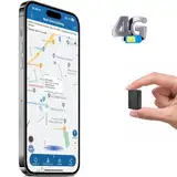 TKMARS Mini GPS Tracker 4G, 1500mAh Akku, magnetischer Live Ortungsgerät Sender ABO erforderlich, APP/Web-Tracking und Alarme, einstellbar Aktualisierungsintervall
