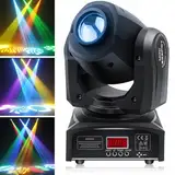 HOLDLAMP Moving Head LED Bühnenlicht Beam dmx512 Partylichter Wash Spot Licht Lampe 8 Muster Lichteffekt für Bar Party Halloween Weihnachten Hochzeit Disco Kinder - 1 PCS