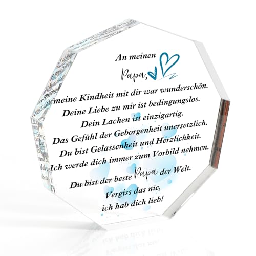 Papa Geschenk Geburtstag Vatertagsgeschenke Für Papa Geburtstagsgeschenk Vater Geschenke Für Papa Zum Geburtstag Vatertag Männertag Herrentag Briefbeschwerer Geschenk Von Kindern Für Papa