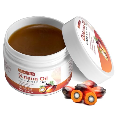 Batana öl für Haare Kaltgepresst, Natürliches Batanaöl aus Honduras, fördert die Haardichte bei Männern und Frauen, Unraffiniert, 4 oz