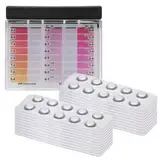 Wassertester für Chlor und pH Wert mit 200 Reagenztabletten je 100 x Chlor DPD1 und 100 x pH Phenol Red
